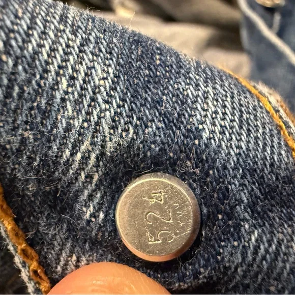 Vintage Levis 501 Jeans Mens 42x34 Blue Button Fly Original Made In USA 1980s‎ *